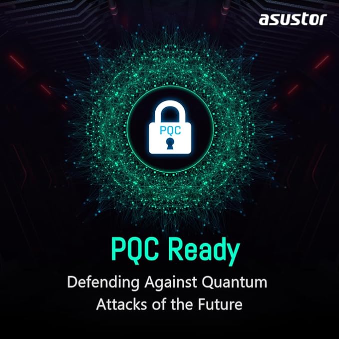 Asustor Lockerstor 6 Gen3 AS6806T 6 Bay NAS, AMD Ryzen Quad-Core 2.3GHz, 16GB ECC DDR5, 4 M.2 NVMe Slots, Dual 5GbE and 10GbE, Network Attached Storage for Video & Content Creator (Diskless)