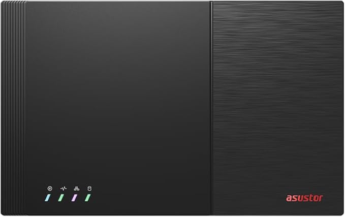 Asustor Flashstor 6 FS6706T - 6 Bay All-SDD NAS Storage, Quad Core 2.0GHz, Dual 2.5GbE Ports, 4GB RAM DDR4, Computer Network Attached Storage with 6 x 2TB NVMe SSD