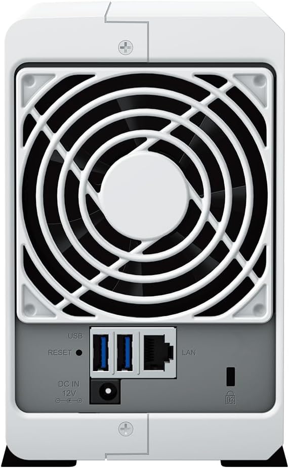 Synology DS223j 2-Bay Diskstation NAS (Realtek RTD1619B 4-Core 1.7 GHz 1GB DDR4 Ram 1xRJ-45 1GbE LAN-Port) 8TB Bundle with 2X 4TB WD Red Plus