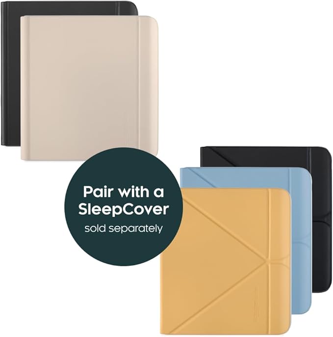 Kobo Libra Colour | eReader | 7” Glare-Free Colour E Ink Kaleido™ 3 Display | Dark Mode Option | Audiobooks | Waterproof | White