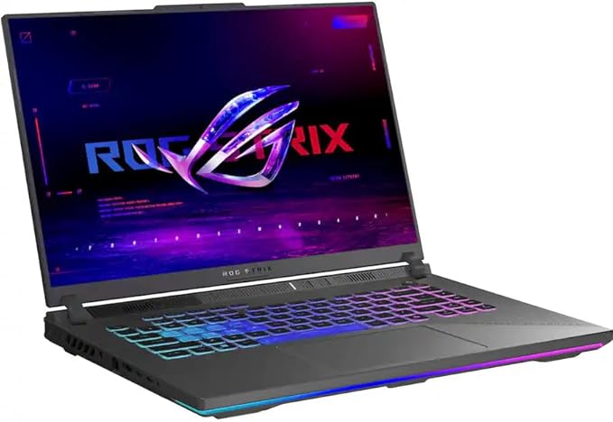 ASUS ROG Strix G16 Gaming Laptop, GeForce RTX 5070 Ti 12GB GDDR7, AMD Ryzen 9 8940HX Processor(Up to 5.3 GHz), 16" LED 165Hz WQXGA, 64 GB DDR5 RAM, 4 TB SSD, Backlit KB, Windows 11 Pro,w/Accessories