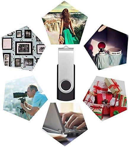 10 Pack 64GB Flash Drives, USB 2.0 Thumb Drive Memory Stick for PC Laptop Data Storage