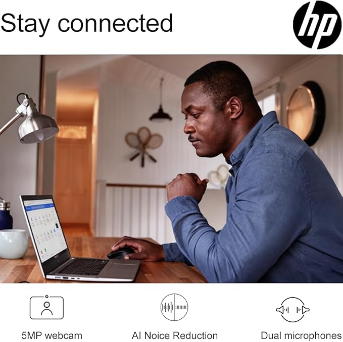 HP Elite C640 G3 Chromebook Plus Enterprise 14 Laptop (14" FHD, Intel i5-1245U vPro, 8GB RAM, 512GB SSD, 10-Core (>i7-1165G7)) for Business, College, Backlit, Fingerprint, 2x Thunderbolt 4, Chrome OS