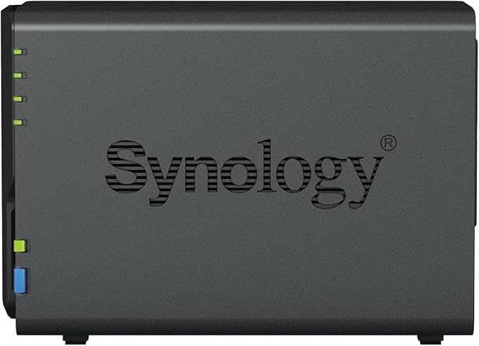 Synology DS223 Diskstation NAS (Realtek RTD1619B Quad-Core 2GB Ram 1xRJ-45 1GbE LAN-Port) 2-Bay with 2X 4TB WD Red Plus (Total 8TB)