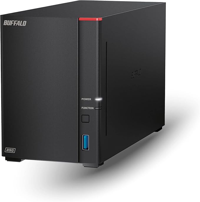 BUFFALO LinkStation 720 4TB 2-Bay Home Office Private Cloud Data Storage with Hard Drives Included/Computer Network Attached Storage/NAS Storage/Network Storage/Media Server/File Server
