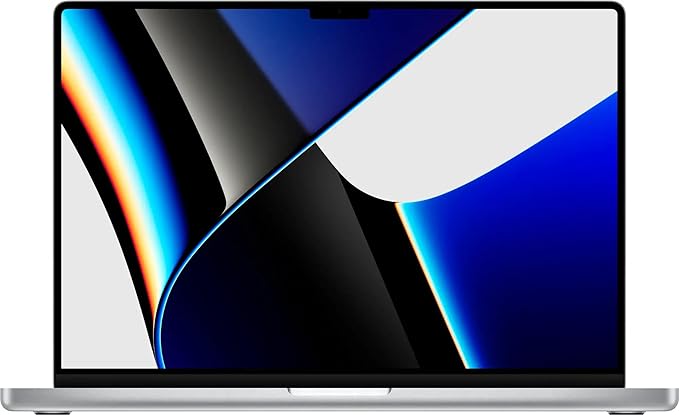 Apple 2021 MacBook Pro with M1 Pro Chip, 14-inch, 32GB RAM, 512GB SSD, Silver (Renewed)