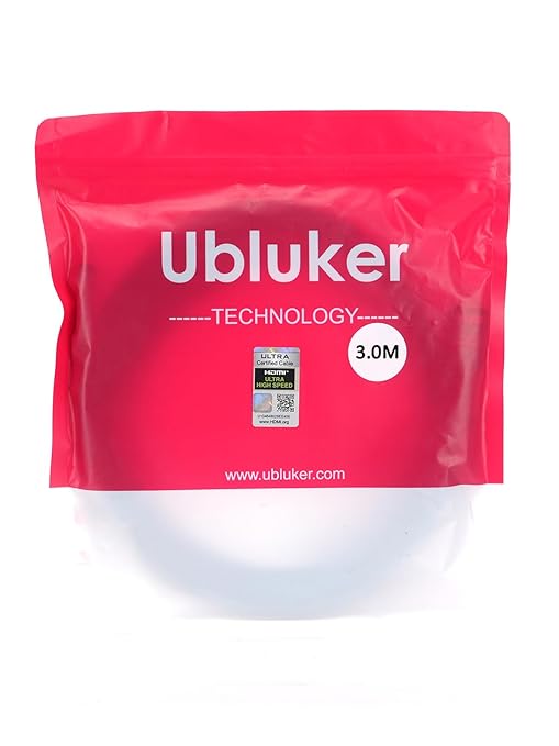 10K 8K 4K HDMI Cable 48Gbps 10 FT, Certified Ultra High Speed HDMI® Cable 4K 240Hz 144Hz 120Hz 8K60Hz 0.01ms HDR10+ eARC HDCP2.3 Netflix Roku TV PC Monitor Projector PS5 Xbox