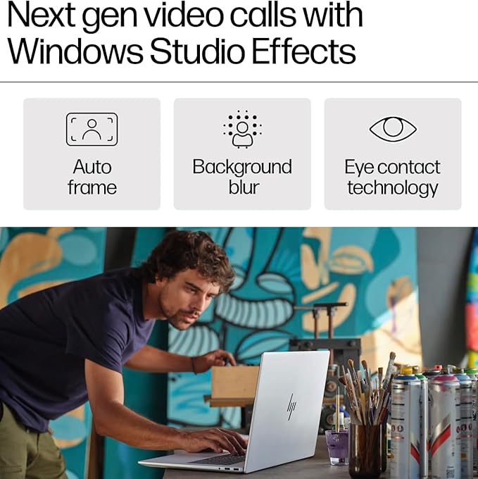 HP Envy AI Powered Laptop 17.3" Touchscreen IPS FHD Display (Intel Ultra 7-155H, 16GB DDR5, 1TB PCIe SSD, Intel Arc, Backlit KB, Thunderbolt 4, WiFi 6E, Webcam, Win 11 Pro) w/DKZ USB Port Expander