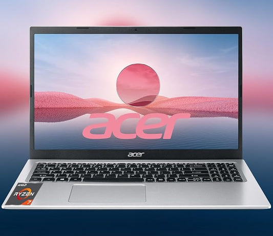 acer Aspire 3 Laptop, 15.6" FHD 1920 x 1080 Display, 64GB RAM 2TB SSD, AMD Ryzen 7 Series Processor, WiFi 6, Windows 11 Pro, HD Camera, Backlit Keyboard, Up to 8 Hours Battery Life