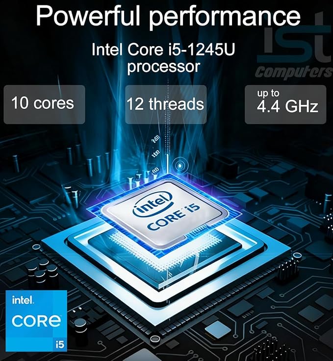 HP Elite C640 G3 Chromebook Plus Enterprise 14 Laptop (14" FHD, Intel i5-1245U vPro, 8GB RAM, 512GB SSD, 10-Core (>i7-1165G7)) for Business, College, Backlit, Fingerprint, 2x Thunderbolt 4, Chrome OS