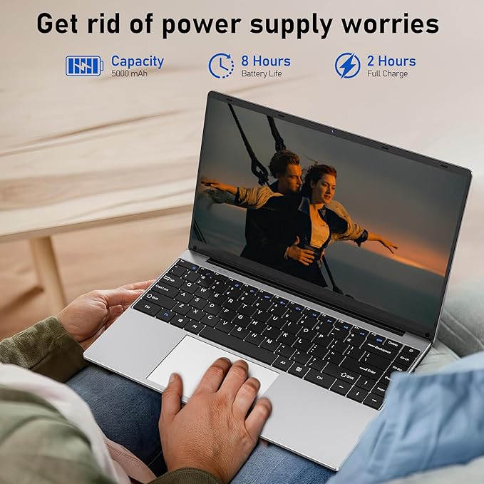 Laptop Computer, N5095 Gaming Laptop(up to 2.9Ghz), 14 Inch FHD Display(1920 x 1080), 16GB RAM 1TB SSD, Supports 180 Angle Opening, Bluetooth, Win 11 Pro.
