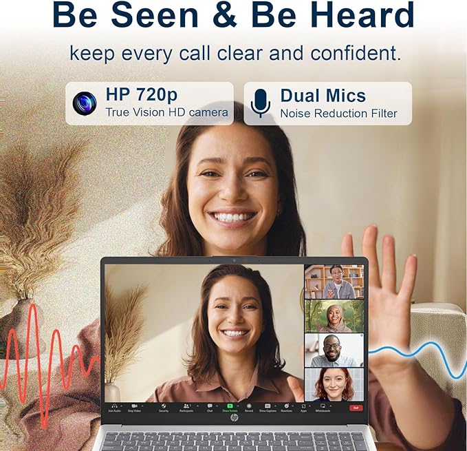 HP Laptop 15 | Intel i7-1255U 10-Core Processor | 36GB DDR4 RAM | 2TB PCIe SSD | 15.6" FHD 1080p Display | Windows 11 Pro | Thin Notebook with Ultrabook-Level Performance for Work & Study