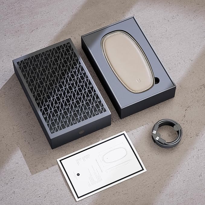 Lunar Artefacts Wireless Charger Solar Sahara Sand Plated Brass