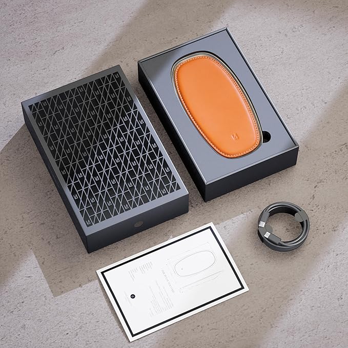 Lunar Artefacts Wireless Charger Solar Orange Dawn Plated Brass