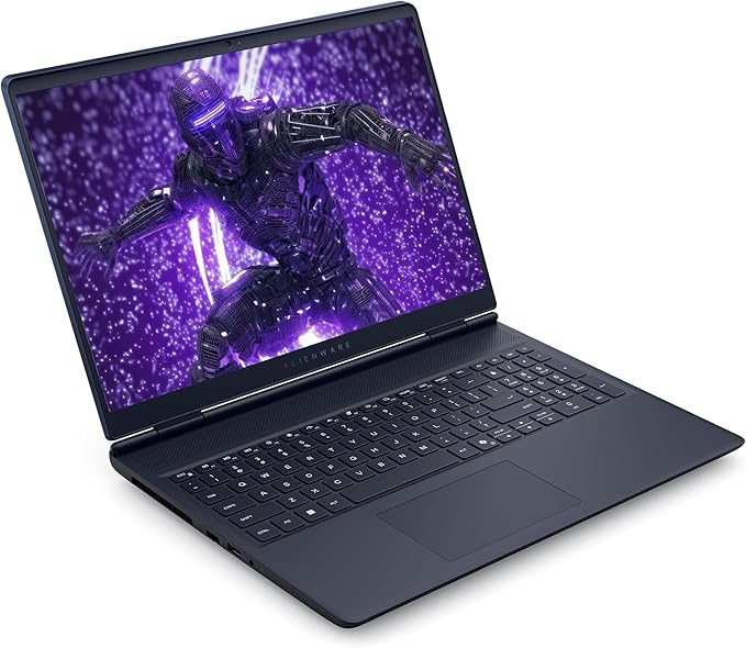 Alienware 16 Aurora Gaming Laptop, Intel 7-240H, 64 GB DDR5 RAM, 4 TB PCIe SSD, 16" WQXGA (2560x1600) 120Hz Display, Nvidia G-Force RTX 5060, Backlit Keyboard, W11 Home, Blue