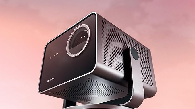 Leica Cine Play 1 Smart Portable Projector - Triple RGB Laser 4k Ultra High Definition Projector with WiFi and Bluetooth - Plug and Play Setup, Dolby Audio - 3,000 Lumens - 60"-300" Display