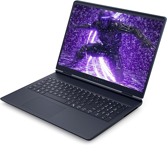 Alienware 16 Aurora Gaming Laptop, Intel 7-240H, 64 GB DDR5 RAM, 4 TB PCIe SSD, 16" WQXGA (2560x1600) 120Hz Display, Nvidia G-Force RTX 5060, Backlit Keyboard, W11 Home, Blue