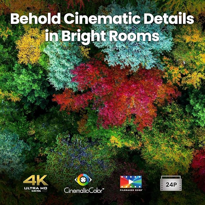 BenQ V5010i 4K HDR RGB Laser TV Projector for Movies & Gaming | 2500lm | 95% BT.2020 | Android TV with Netflix | 40W Speaker | Auto 2D Keystone & Screen Fit | HDMI2.1 | ALLM